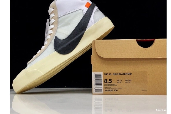 O-W Nike  Mid AA3832-100 Blazer 1121